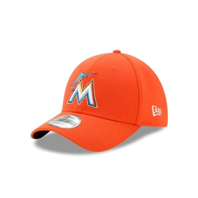 Sapca New Era Miami Marlins MLB Team Classic 39THIRTY Stretch Fit - Portocalii